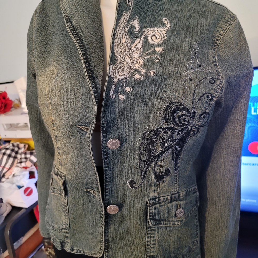 ❗️ SUKO JEANSWEAR Embroidered Denim Jacket ❗️